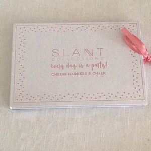 Slant cheese markers